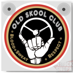 ENSEIGNE PARE BRISE OLD SKOOL CLUB USB 5V