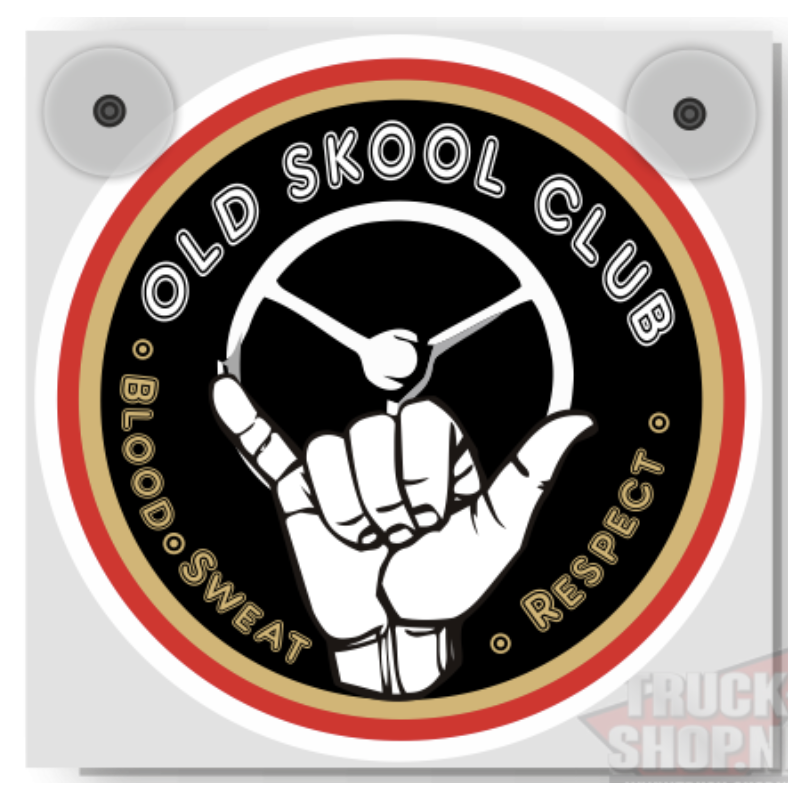 ENSEIGNE PARE BRISE OLD SKOOL CLUB USB 5V