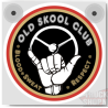 ENSEIGNE PARE BRISE OLD SKOOL CLUB USB 5V