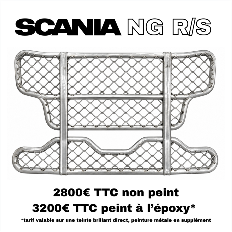 Pare-Buffle Scania NG - R/S - Aluminium
