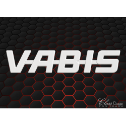 Monogramme de calandrfe VABIS blanc