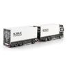 NICK VALK SCANIA STREAMLINE TOPLINE RIGED REEFER TRUCK RIGED REEFER DRAWBAR TURNTABLE TRAILER - 6 AXLE
