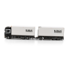 NICK VALK SCANIA STREAMLINE TOPLINE RIGED REEFER TRUCK RIGED REEFER DRAWBAR TURNTABLE TRAILER - 6 AXLE