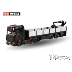 FREEK V.D. HOEVEN SCANIA S HIGHLINE CS20H 6X2 TAG AXLE BRICK TRAILER - 3 AXLE
