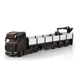 FREEK V.D. HOEVEN SCANIA S HIGHLINE CS20H 6X2 TAG AXLE BRICK TRAILER - 3 AXLE