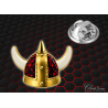 PIN'S 259 - CASQUE VIKING DANOIS ROUGE