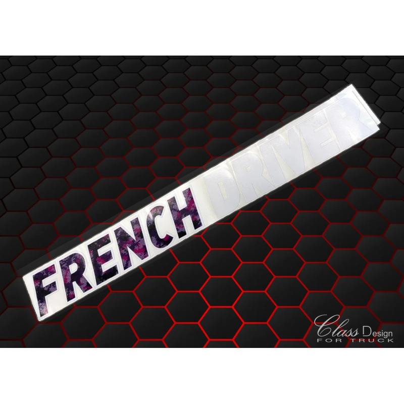 STICKERS FRENCHDRIVER DANOIS VIOLET