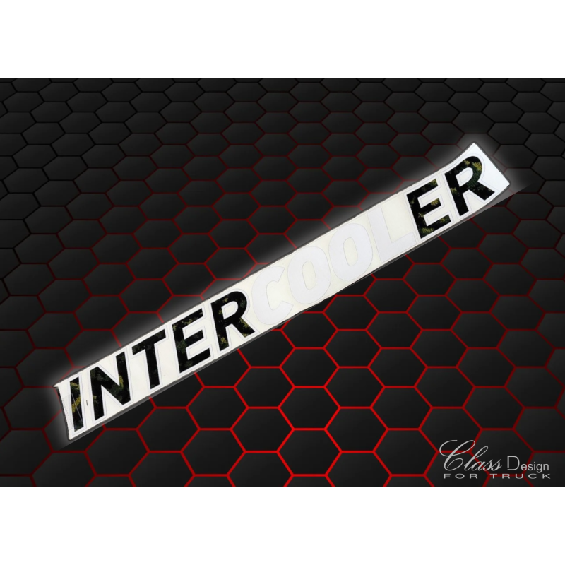 STICKERS INTERCOOLER DANOIS VERT
