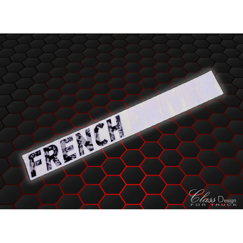 STICKERS FRENCHDRIVER DANOIS GRIS