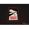 STICKERS ANGLES MORT NOIR/ROUGE