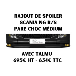 Rajout de Spoiler SCANIA NG R/S - pare choc Médium - avec Talmu