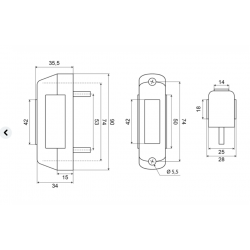 Feu d'encombrement LED