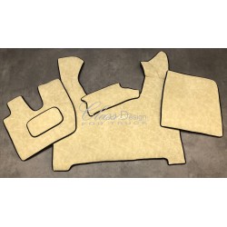 Tapis et Couvre Moteur IVECO S-Way Gamme Deluxe Beige Lisse