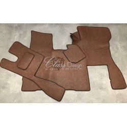 Tapis et Couvre Moteur Scania S Gamme Deluxe Marron Lisse Siège passager strapontin