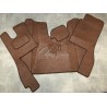 Tapis et Couvre Moteur Scania Next Gen cabine R  Gamme Deluxe Marron Lisse Siège passager strapontin