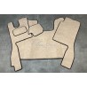 Tapis et Couvre Moteur Scania Next Gen cabine R  Gamme Deluxe Sabia Lisse Siège passager strapontin