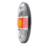 Feu de gabarit LED gauche+droite 12‑24V rouge/orange/blanc