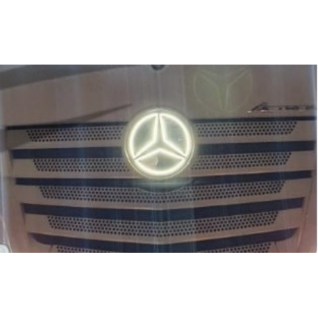 Plexiglass Logo Mercedes MP4 Eclairage Blanc - Class Design