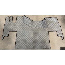 Tapis et Couvre Moteur Gaufré Gris pour Renault T plancher plat