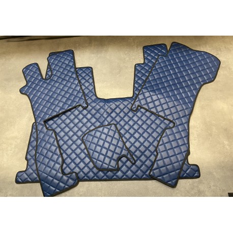 Tapis et Couvre Moteur Gaufré Bleu pour Scania NG cabine R passager non pneumatique