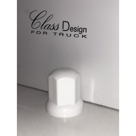 Lot de 20 cache-écrous long blanc taille 32 - Class Design