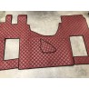 Tapis et Couvre Moteur Gaufré Bordeaux pour Mercedes MP4 passager pneumatique