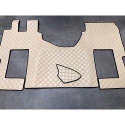 Tapis et Couvre Moteur Gaufré Beige pour Mercedes MP4 passager pneumatique