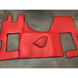 Tapis et Couvre Moteur Lisse Rouge pour Mercedes MP4 passager pneumatique