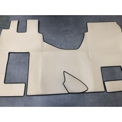 Tapis et Couvre Moteur Lisse Beige pour Mercedes MP4 passager non pneumatique