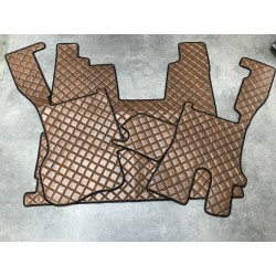 Tapis et Couvre Moteur Gaufré Marron pour Scania NG cabine R passager pneumatique