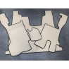 Tapis et Couvre Moteur Lisse Beige pour Scania NG cabine R passager  pneumatique