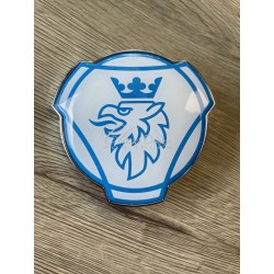 Monogramme de calandre Scania Blanc/Bleu