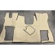 Tapis et Couvre Moteur Gaufré Beige pour Scania NG cabine S passager non pneumatique