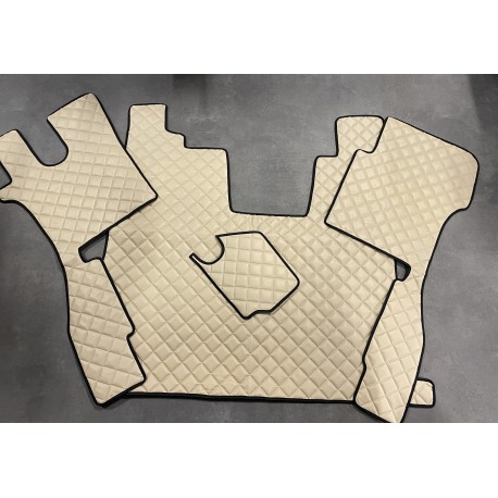 Tapis et Couvre Moteur Gaufré Beige pour Scania NG cabine R passager pneumatique