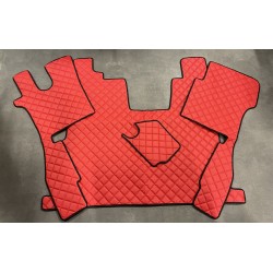 Tapis et Couvre Moteur Gaufré Rouge pour Scania NG cabine R passager pneumatique