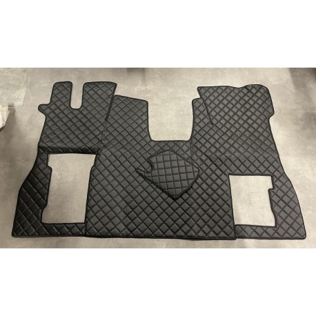 Tapis et Couvre Moteur Gaufré Noir pour Scania NG cabine S passager non pneumatique
