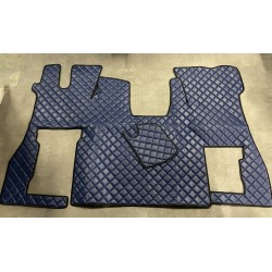 Tapis et Couvre Moteur Gaufré Bleu pour Scania NG cabine S passager non pneumatique