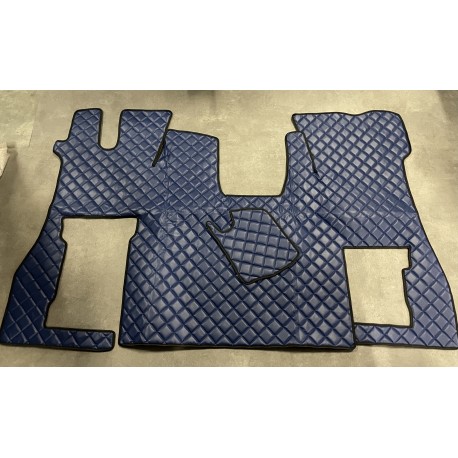 Tapis et Couvre Moteur Gaufré Bleu pour Scania NG cabine S passager non pneumatique
