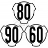Stickers Diagrammes de Vitesses Scania