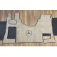 Tapis Capot Moteur Mercedes MP4/MP5 passager strapontin Gamme Deluxe gaufré sabbia broderie noire