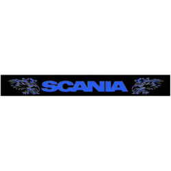 Bavette noire 240 X 35 cm Scania Bleu