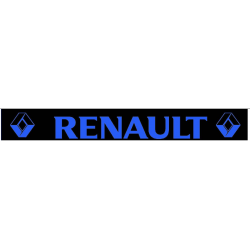 Bavette noire 240 X 35 cm Renault Bleu