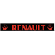 Bavette noire 240 X 35 cm Renault Rouge
