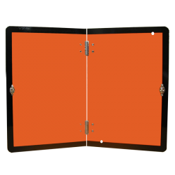 Plaque ADR pliable vertical transport de matières dangereuses