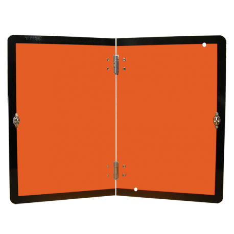 Plaque ADR pliable vertical transport de matières dangereuses