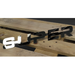 SUPER 2.0 EMBLEME - ACIER INOXYDABLE POLI