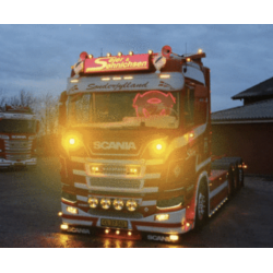 DUAL COLOR + FLASH - PROJECTEUR DE GRILLE DE FEU DE POSITION À LED - SCANIA 2016+