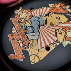 TRUCKER LADY - TATTOO/ROSES - ENSEIGNE LUMINEUSES