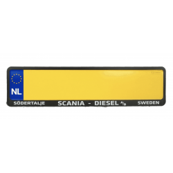 PORTE PLAQUE SCANIA