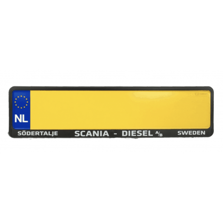 PORTE PLAQUE SCANIA